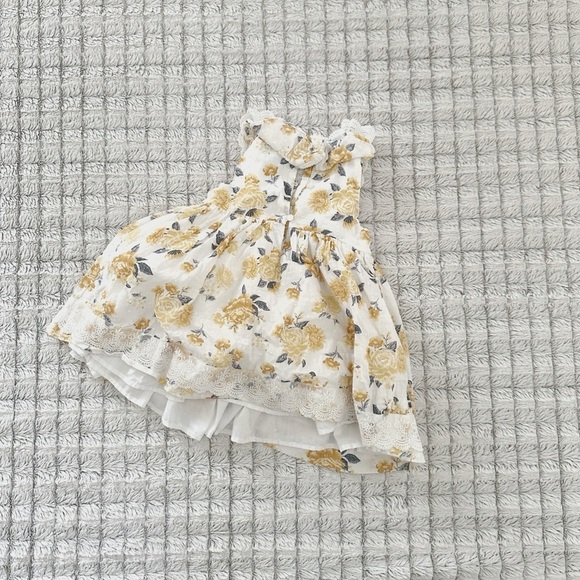 Tahari Floral Lace Baby Dress - Picture 2 of 3